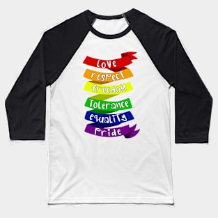 Rainbow meanings Baseball T-Shirt